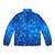 Stylish Electronic Circuit Puffer Jacket with Futuristic Design