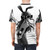 Graphic t-shirt featuring a stylized anime girl character - men back