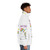 A cozy puffer jacket featuring a unicorn design, the perfect gift for unicorn lovers. - men side right