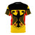 Stylish t-shirt featuring the German flag and bundesadler design, perfect for fans of Germany and European fashion.
