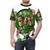 Bearded muscular male figure in a fantasy-inspired design on a t-shirt - men front
