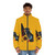 Zoom puffer jacket with anti-flash technology for superheroes - men front