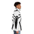 Anti Venom puffer jacket with Spiderman-inspired chest design - men side right