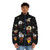 Dwarf planets puffer jacket featuring a galaxy design - men front