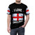 Stylish t-shirt featuring the iconic English flag and bold 'I Love England' text - men front