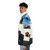 Anri Timely High Definition Retro Puffer Jacket featuring citypop and 80s 90s nostalgic design - men side left