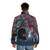 Quiet Spot Puffer Jacket with forest and nature inspired design - men back