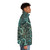 Dusseldorf city map printed on a stylish summer puffer jacket - men side right