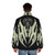 Anomy Istranj Metal Logo Puffer Jacket, a stylish winter coat with a bold metal logo design - men back