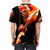 Buckethead inspired electric burst graphic t-shirt - men back