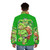 Teenage Mutant Ninja Turtles TMNT puffer jacket with Raphael, Leonardo, Donatello, and Michelangelo - men back