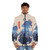 Animula Choragi puffer jacket with a cozy, anime-inspired design for gamers - men front