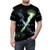 X-Files inspired t-shirt design featuring alien and UFO imagery - men front