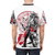 Anime-inspired Sumi-E art t-shirt featuring elements from the popular manga and anime series, Fullmetal Alchemist Brotherhood. - men back