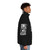 Dune "Only I Will Remain" White Puffer Jacket featuring Arrakis and Muaddib quote - men side right