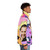 Nicolas Cage in a puffer jacket with My Little Pony characters - men side right
