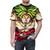 Broly inspired 3D graphic t-shirt with digital anime art - men front