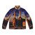 Vibrant Animals HD Puffer Jacket with Psychedelic Music Album Cover Inspired Design