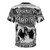 Gothic Supernatural Varney the Vampire T-shirt with dark, Victorian-inspired design - Back