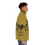 Truth Puffer Jacket with pineapple, music, and vinyl design - men side right