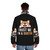 "Trust Me I'm a Dogtor" puffer jacket with a dog graphic - men back