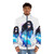Nia Nal Trans Superhero Puffer Jacket with Dreamer Logo - men front