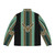 Dune House Atreides Green Puffer Jacket with Stripes - Back