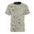 Hyena print all-over-print t-shirt with a fun, nature-inspired animal pattern design
