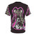 Hyena Meat Inspired Pink T-Shirt with Furry Canine Design - Back