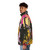 Andy Warhol and Velvet Underground inspired puffer jacket with banana logo - men side left