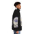 Dune Arrakis Puffer Jacket featuring the Dune movie logo and desert landscape - men side right