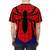 Stylish T-shirt featuring a spider web design and sci-fi superhero theme - men back