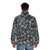 Pebbles Puffer Jacket with Pebble Texture Design - men back