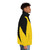 Anarcho Capitalist Puffer Jacket with Prominent Flag Design - men side right