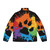 Paw Pride Furry Puffer Jacket for LGBTQ+ Celebrations and Winter Wear - Back