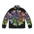 Colorful puffer jacket with a kaleidoscopic design, paying tribute to the iconic British musician Paul Weller.