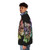 Colorful puffer jacket with a kaleidoscopic design, paying tribute to the iconic British musician Paul Weller. - men side left