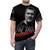 Essex Boys-inspired gangster t-shirt with AOP graphic - men front
