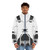 Drum carrier puffer jacket with embroidered Rudiment Republic logo - men front