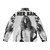 Patti Smith Puffer Jacket, featuring a woman wearing a puffer jacket with the Patti Smith design. - Back