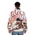 Avatar: The Last Airbender inspired puffer jacket with fire nation design - men back