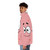 Patrick Star from Spongebob Squarepants character printed on a cozy puffer jacket for kids - men side left