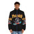 Trasher Retro Puffer Jacket featuring skateboard, retro, and animal graphics - men front