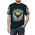 House Atreides inspired Dune 2021 fan art design on an all-over print t-shirt - men front