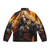 Alucard the Vampire Warrior from Castlevania wearing a puffer jacket - Back