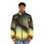 Dreams Series Puffer Jacket with Salvador Dali Inspired Surreal Design - men front