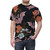 Vintage botanical print featuring moths and night flowers on a t-shirt - men front