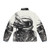 Transposed puffer jacket with a surreal, space-inspired design - Back
