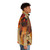 Transformations puffer jacket featuring surreal collage art inspired design - men side right
