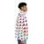 Partyparrot Conga Party Puffer Jacket featuring a vibrant parrot design - men side right